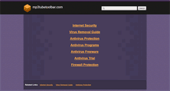 Desktop Screenshot of mp3tubetoolbar.com